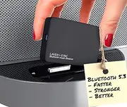 LAYEN i-SYNC Bluetooth Receiver 30 pin Adapter - Audio Dongle for Bose SoundDock and Other Hi-Fi, Stereo and 30 pin Docking Stations (Not Suitable for Cars)