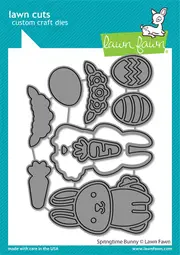Lawn Fawn Springtime Bunny Die