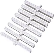 Pool Drain Overflow Grating,White Outdoor Drainage Grate,Channel Grating Cover Drain Grate,for Pool Fences(15cm/10pcs)