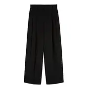 [Jil Sander] Pleated Pants Fluid Silk And Viscose