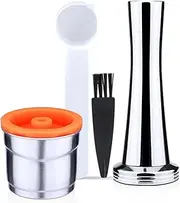 Stainl Steel Home Household Capsules Coffee Capsules Coffee Acc Ory Reusable Simple Safety Convenient Quick Coffee Making Acc Ories Tools Compatible with Illy Illy X7.1 Illy Y3.2 Illy