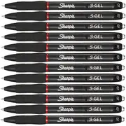 Sharpie S-Gel Retractable 0.7mm Pen (Red) [Box 12]