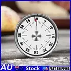 60-Minute Mechanical Visual Stopwatch Clock with Loud Alarm for Reading/Office A