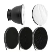 Standard 7inch Lighting Reflector Diffuser Box for Baorong Mount Flash Units