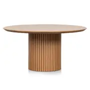 Marty 1.5m Wooden Round Dining Table - Natural
