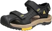 [VOODUE] Men's Casual Walking Sandals Closed Toe Beach Shoes Outdoor Sport Sandals Summer Sandals for Hiking Hiking