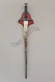 King Arthur Excalibur Sword Full Tang edition from Movie With Wall Plaque