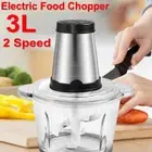 3L 300W Electric Food Vegetable Chopper Processor Meat Grinder Blender 2 Gears