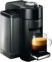 BLACK Flat Head Nespresso VertuoLine Coffee Espresso Machine NEW *No Samp Caps