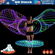 LED Hoop Light Weight Exercise Hoops LED Light Up Hoops Dancing Hoops QS