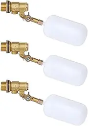 1/2 Inch Float Valve for Pond, Livestock Tanks, Aquariums - Water Shutoff Auto Fill Valve (3PCS)