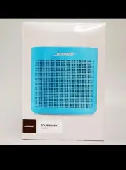 New In Box Bose SoundLink Color Bluetooth speaker II Drip-proof Aquatic Blue