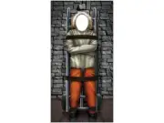 Convict Prisoner Photo Prop Stand-Up Halloween Party Horror Haunted House 6ft