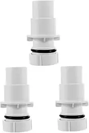 BESPORTBLE 3pcs Sturdy Pool Pump Adapter Replacement Plastic for Above Ground Pools