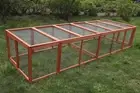290 cm XL Chicken Coop Run Guinea Pig Cage Villa Extension Rabbit Hutch Cat Kitt
