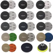 69pcs 3 Inch Sandpaper Grit 60-10000 Sander Sheets Set7.5*7.5cm
