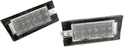FIQOME 2x LED Licence Number Plate Light White Canbus, for 2014-2018 Cherokee KL Pre-LCI Car Number Plate Led Light