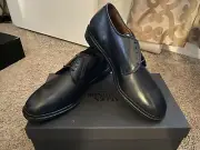 Allen Edmonds Badlands Black Leather Plain Toe Rubber Sole Oxfords Size 11EEE.