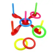 Invigorating Plastic Throwing Circle Game Outdoor Sports Quoits Rings Girls