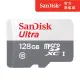 【SanDisk 晟碟】Ultra microSD UHS-I 128GB 記憶卡-白 公司貨 100MB
