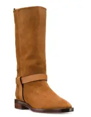 Stuart Weitzman Z118116 Women's Casey Bridal Brown Harness Boot Size 10M