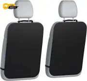 Back Seat Cover for Kids, 2 Pack X-Large Waterproof Kick Mats Backseat Protector