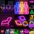 Neon Sign Light LED Wall Lights Art Decor Lamp for Kids Bedroom Home Bar Party