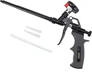 DAFEIKE Spray Foam Gun Expanding Foam Gun Less Cleaner, Updated Teflon Pro Foam Dispensing Gun, Insulating Foam Sealant Sprayer, Pu Foaming Applicator for Caulking and Insulation (Gray)