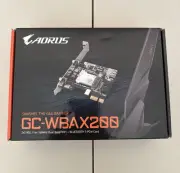 GIGABYTE AORUS GC-WBAX200 2x2 802.11 ax / Dual Band WiFi 6 / Bluetooth 5 / PCIe