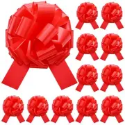 12 Pcs 12 Inch Giant Gift Bow Big Red Bow for Car Large Gift Bow for Big Pres...