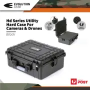 Evolution Gear Hd Series Utility Hard Case For Cameras & Drones Black #3560_b