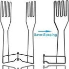 Kitchen Gloves Holder Collapsible Metal Multi Purpose Dish Towel Drying Rack