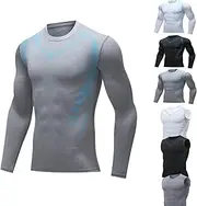 [Generic] Vitrumite Compression Shirt, Long-Sleeve Compression Shirts for Men, Men's Quick-Drying Sports