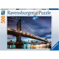 在飛比找蝦皮商城優惠-德國Ravensburger 維寶拼圖- 紐約不夜城(500