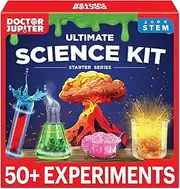 Doctor Jupiter Science Kit for Kids Ages 6-8-10-12 | Easter, Birthday Gift Ideas for 6,7,8,9,10,11,12 Year Old Boys Girls | STEM Learning Educational Toys | 50 Experiments Ultimate Starter Series
