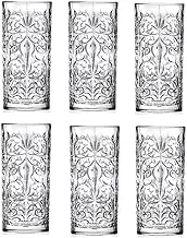 New RCR MIXOLOGY Tattoo Crystal Highball TUMBLERS 368ml Glass Glasses Cocktail Whiskey