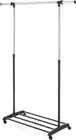 Whitmor Deluxe Adjustable Garment Rack - Rolling Clothes Organizer - Black and