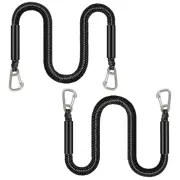 Bungee Dock Lines with Double Clips,Heavy Duty Boat Ropes Mooring Rope for Bo...