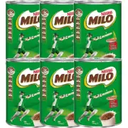 NEW 6x Nestle Milo Drink 1.9kg Large Tin Tin BULK