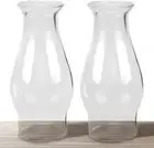 Oil Lamp Chimney Hurricane Lamp Glass Replacement Clear 3 Inch Base for Kerosene