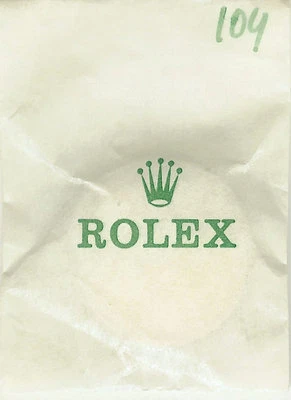 ROLEX FACTORY NEW SEALED MEDIUM DATE CYCLOPE CRYSTAL 25 104