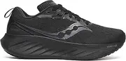 [Saucony] Women's Triumph 22 Sneaker, Triple Black, US 7