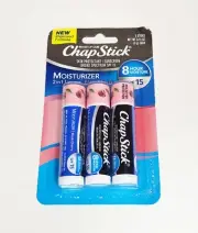3 Pk Chapstick Moisturizer 2 in 1~ Black Cherry Lip Balm SPF 15
