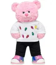 Tipsy elves Build-a-bear SEQUIN LIGHTS ASSEMBLED BEAR