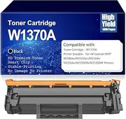 with Chip Compatible W1370A Toner Cartridges High Yield Black Toner Cartridge Replacement for HP Laserjet MFP M208dw M232dwc M232dw M233dw M233SDN M233SDW Printer,Black-1PC
