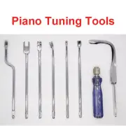Lot of 7 Piano Tuning & Repair Tools w/ ABS Handle - For Grand Piano - 2025