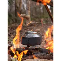 在飛比找ETMall東森購物網優惠-野人bushcraft戶外野營304不銹鋼茶壺煮水泡茶燒水壺