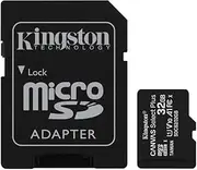 Kingston 32GB Canvas Select Plus microSDHC Card | Up to 100MB/s | A1 Class10 UHS-I | 2-Pack | with Adapter | SDCS2/32GB-2P1A