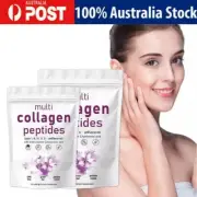 Multi Collagen Peptides Powder - Hydrolyzed Protein Peptides Hyaluronic Acid