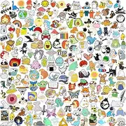 [fiintrwa] 20-Pack Mixed Enamel Brooch Bulk Set,Lapel Badges, Cartoon Plant Enamel Pin Sets, Funny Button Pins Jewelry for Backpack Cloths Hats Jacket Decoration